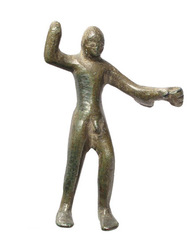 Figurine d'un Hercule combattant (promachos)