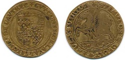 Jeton aux armes de Guy de Montmorency-Laval, seigneur de Lautrec, baron de Châteaubriant, baron de Retz, seigneur de Derval et de Machecoul