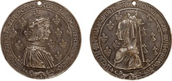 La médaille d'Anne de Bretagne et de Louis XII
