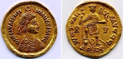Solidus de l'empereur Valentinien